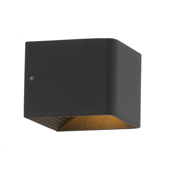 SL455.041.01 Светильник настенный ST-Luce Черный/Черный LED 1*6W