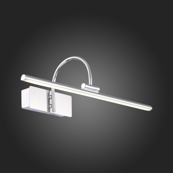 SL444.011.01 Подсветка для картин ST-Luce Хром/Хром LED 1*8W