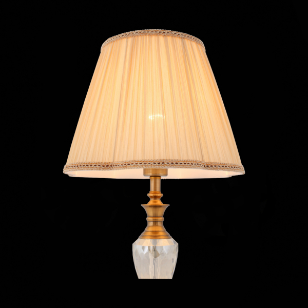SL965.704.01 Настольная лампа ST-Luce Медный/Бежевый E27 1*60W