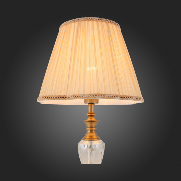 SL965.704.01 Настольная лампа ST-Luce Медный/Бежевый E27 1*60W
