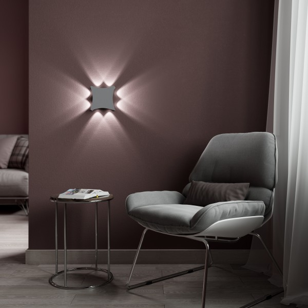 Уличный светильник 1631 TECHNO LED 8W 3000K серый