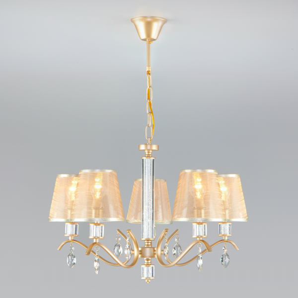 Люстра 60103/5 перл.золото