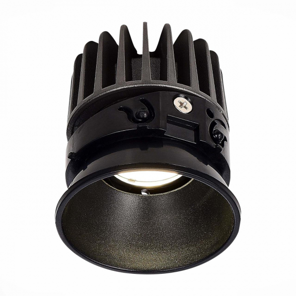 Светодиодный модуль ST851.438.12 Черный LED 1*12W 3000K 960Lm Ra>90 36° IP20 D69xH85 220-240V