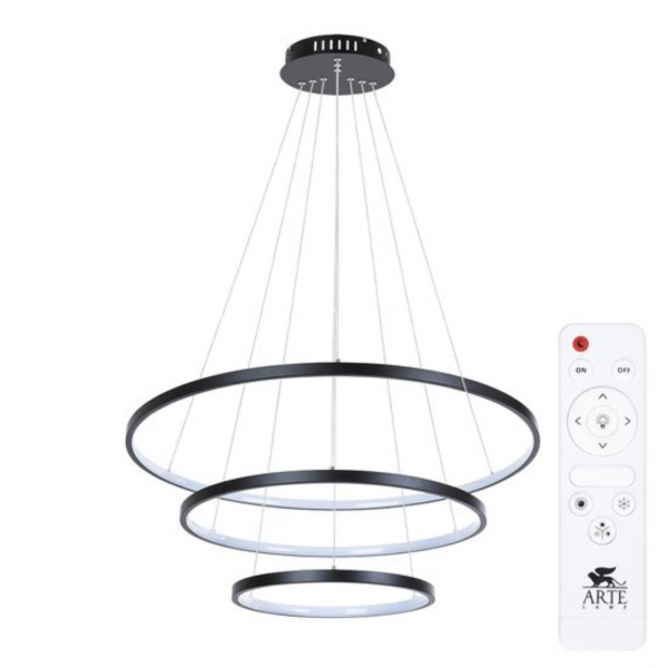 Люстра A2197SP-3BK LED 145W 3000-6000K