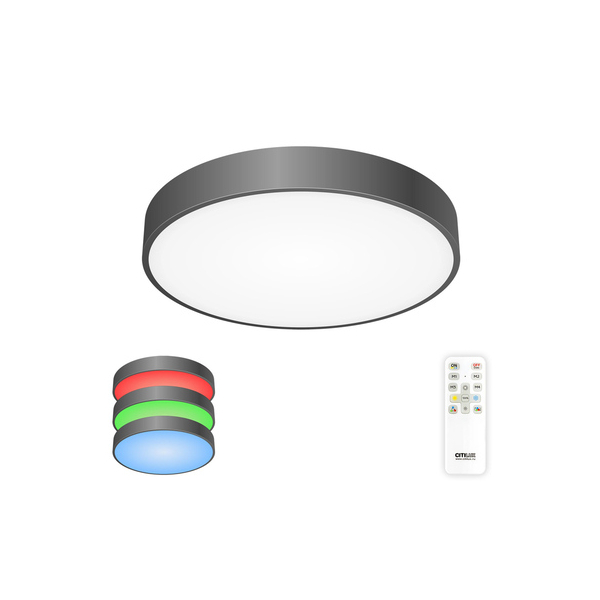 Светильник CL72470G1 Купер Черный RGB круг