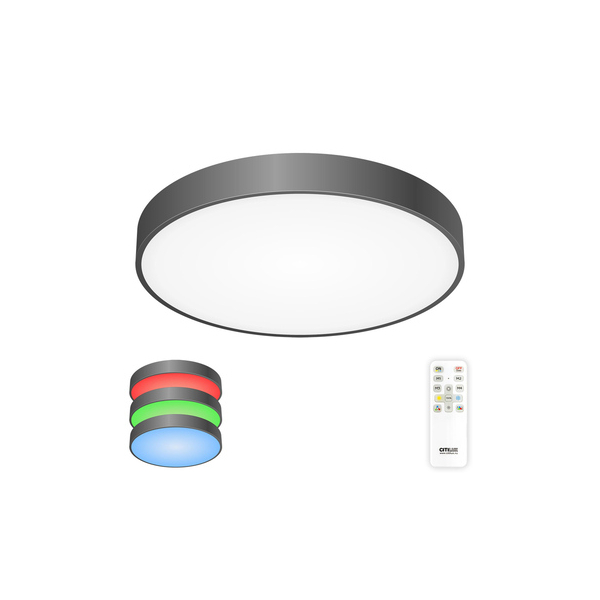 Светильник CL72495G1 95W Купер Черн RGB круг