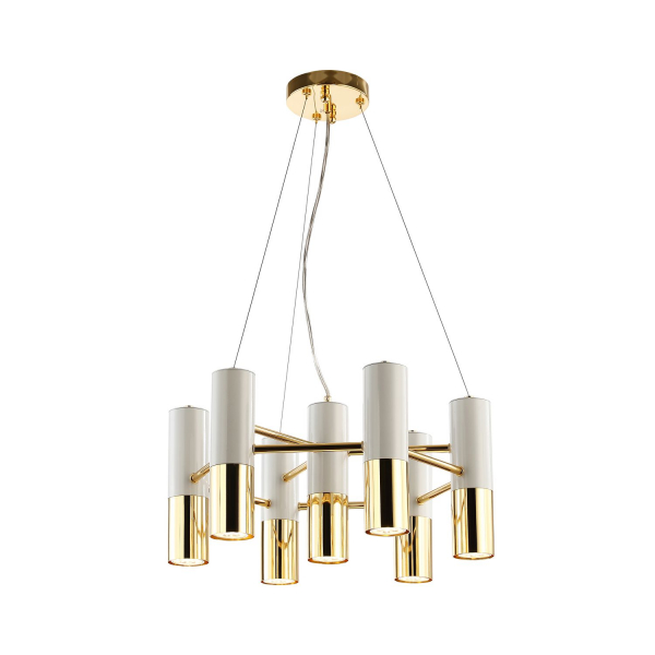 2755-7P, подвесная люстра, D480xH240/1000, 7xGU10LEDx5W, 2800LM, 3000K, included