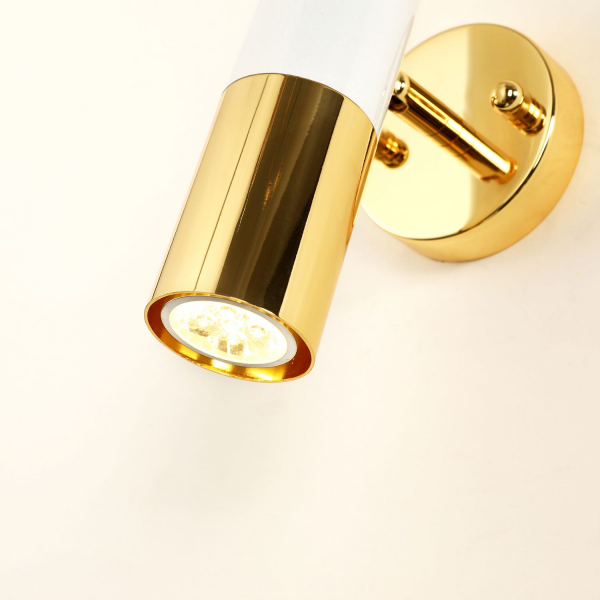 2755-1W, настенный светильник, D135xW100xH230, 1xGU10LEDx5W, 400LM, 3000K, included, изображение 5