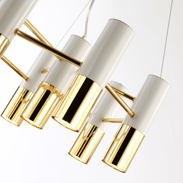 2755-7P, подвесная люстра, D480xH240/1000, 7xGU10LEDx5W, 2800LM, 3000K, included, изображение 5