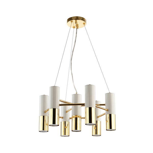2755-7P, подвесная люстра, D480xH240/1000, 7xGU10LEDx5W, 2800LM, 3000K, included, изображение 2