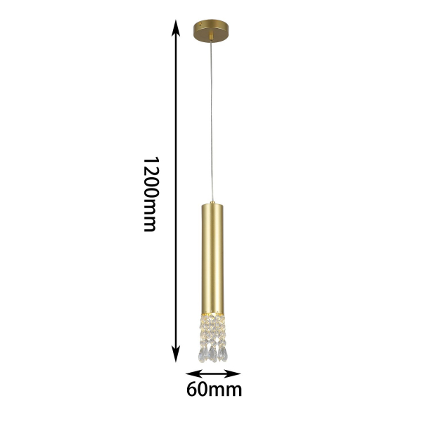 2922-1P, подвес, D100xH440/1200, 1xGU10x40W, excluded, изображение 3
