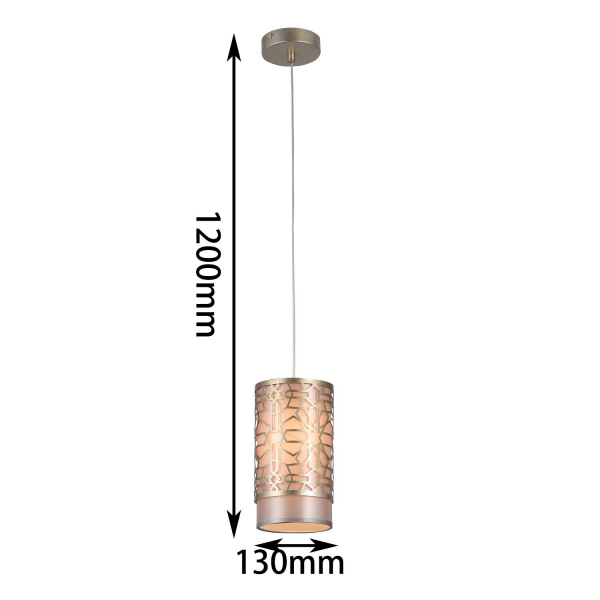 2912-1P, подвес, D130xH230/1200, 1xE14x40W, excluded, изображение 3