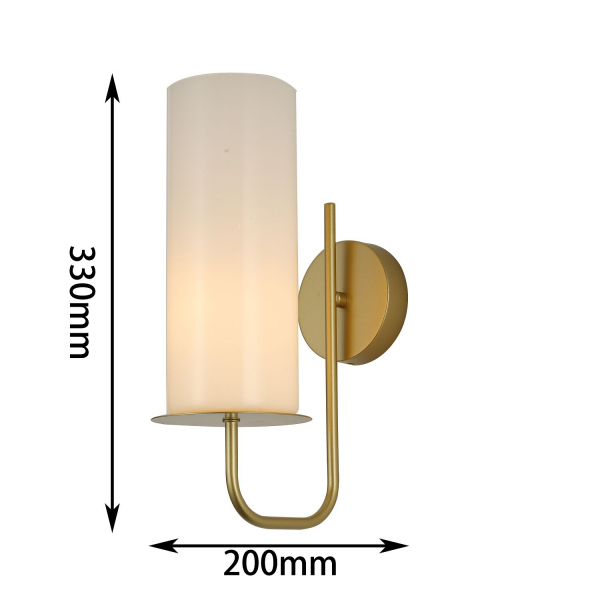 2923-1W, настенный светильник, D200xW100xH330, 1xE14x40W, excluded, изображение 2