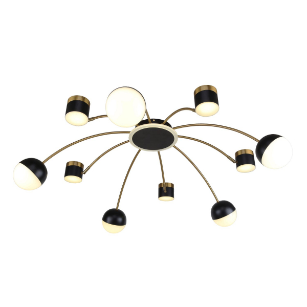 3096-10P, потолочная люстра, D1100xH280, LEDx4W + 5xLEDx7W + 5xLEDx5W + 5xLEDx3W, 4169LM, 4000K, included