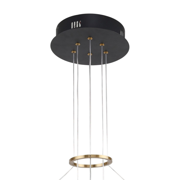 3097-7P, подвесная люстра, D600xH600/1000, LEDx35W + 6xLEDx3W, 3640LM, 4000K, included, изображение 3