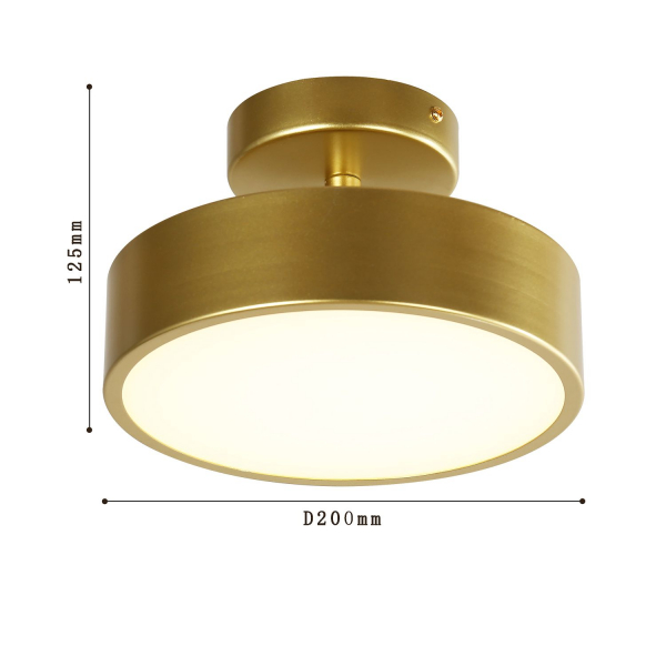 3059-2P, потолочный светильник, D200xH125, LEDx18W, 1440LM, 4000K, included, изображение 3