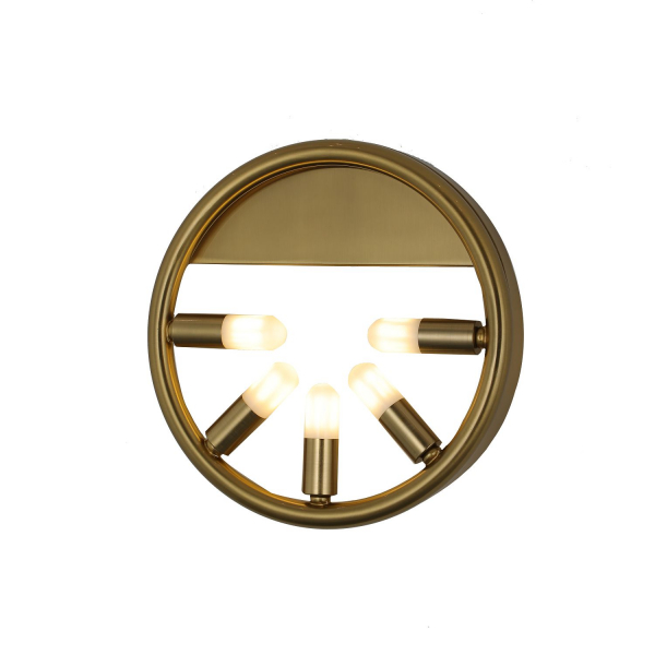 2981-5W, настенный светильник, D90xW280xH280, 5xG9x40W, excluded