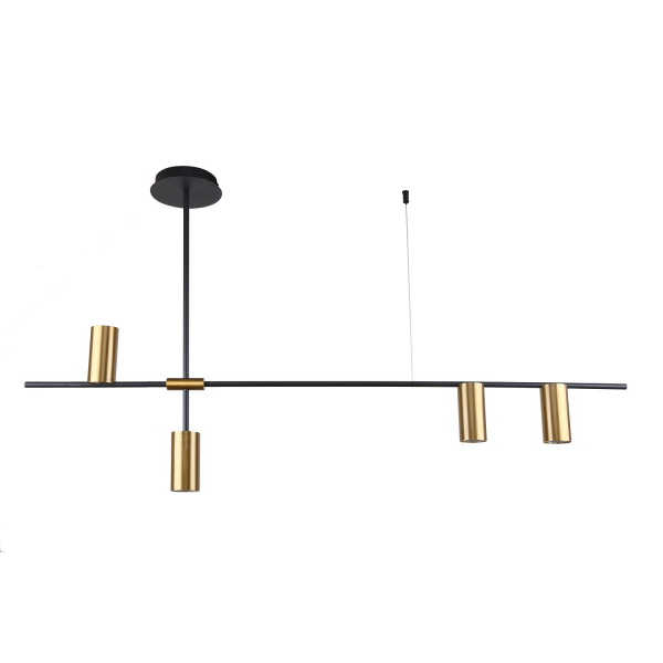 3098-4P, потолочная люстра, L1230xW140xH650, 4xGU10x35W, excluded, изображение 2
