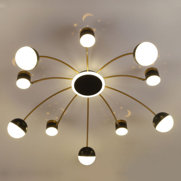 3096-10P, потолочная люстра, D1100xH280, LEDx4W + 5xLEDx7W + 5xLEDx5W + 5xLEDx3W, 4169LM, 4000K, included, изображение 3