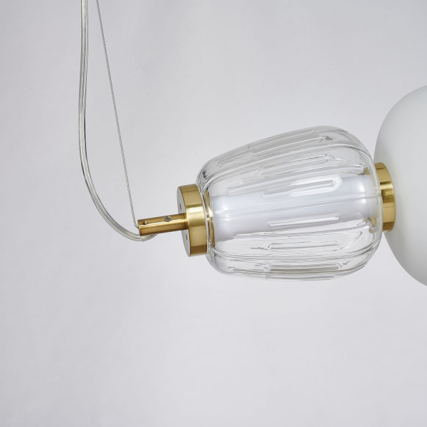 4057-3P, подвесная люстра, L1100xW170xH230/1430, LEDx47W, 3258LM, 3000K, included, изображение 6