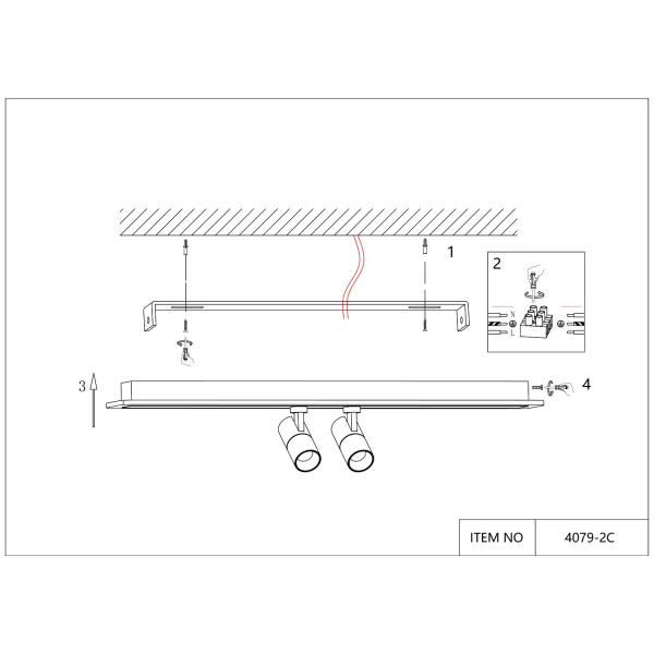 4079-2C, потолочный светильник, L800xW100xH160, LEDx45W, 1500-3000LM, 3000-6000K, included, remote control, изображение 12