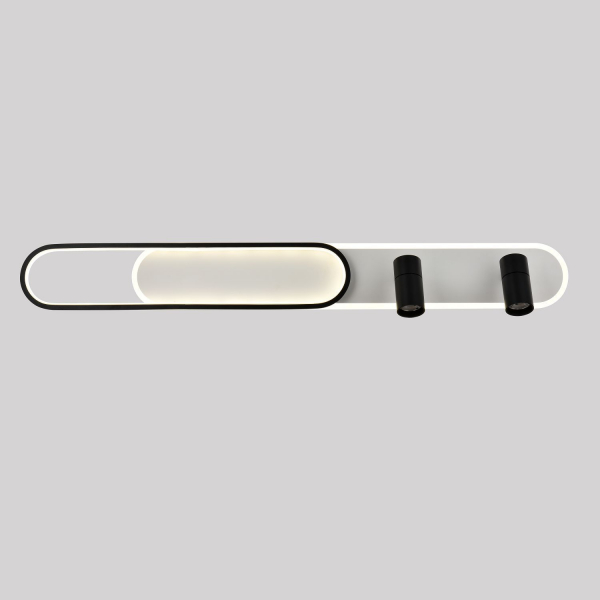 4076-2C, потолочный светильник, L1000xW120xH160, LEDx50W, 2200-4200LM, 3000-6000K, included, remote control, изображение 5