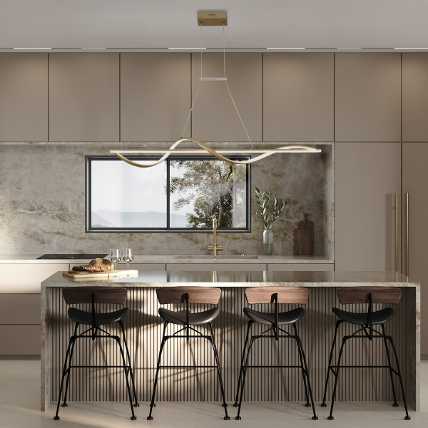 4181-2P, подвесная люстра, L1000xW180xH220/1000, LEDx34W + LEDx41W, 3938LM, 3000-6000K, included, remote control, изображение 4