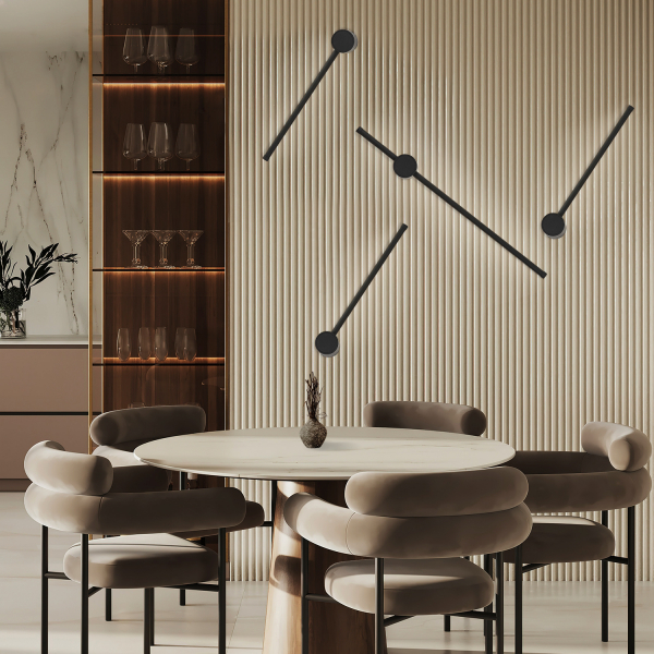 4167-1W, настенный светильник, D100xW60xH400, LEDx7W, 315LM, 4000K, included, изображение 4