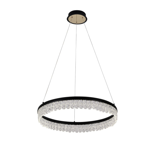 4187-1P, подвесная люстра, D600xH130/1000, LEDx68W, 3060LM, 3000-6000K, included, remote control