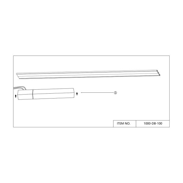 1000-DB-100, блок питания, L327xW32xH30, 100W, 42V, IP20, изображение 3