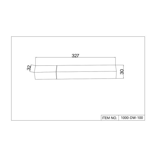 1000-DW-100, блок питания, L327xW32xH30, 100W, 42V, IP20, изображение 2