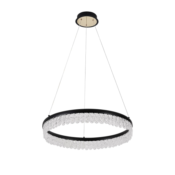 4187-1P, подвесная люстра, D600xH130/1000, LEDx68W, 3060LM, 3000-6000K, included, remote control, изображение 2