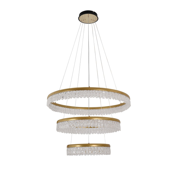4186-3P, подвесная люстра, D800xH130/1400, LEDx45W + LEDx67W + LEDx91W, 10658LM, 3000-6000K, included, remote control, изображение 2