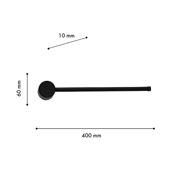4167-1W, настенный светильник, D100xW60xH400, LEDx7W, 315LM, 4000K, included, изображение 3