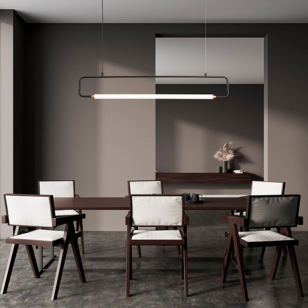 4100-1P, подвесная люстра, L1000xW30xH150/1650, LEDx26W, 2080LM, 4000K, included, изображение 9