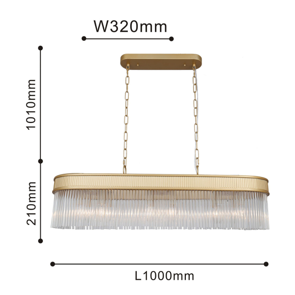 4200-12P, подвесная люстра, L1000xW320xH380/1220, 12xE14x40W, excluded, изображение 3