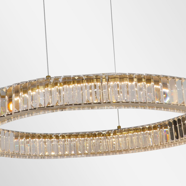 4195-8P, подвесная люстра, D800xH800/1200, 2xLEDx50W, 9000LM, 4000K, included, изображение 4