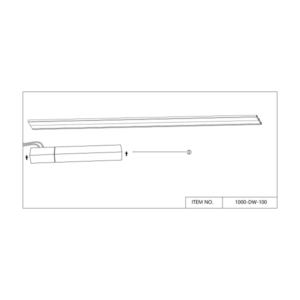 1000-DW-100, блок питания, L327xW32xH30, 100W, 42V, IP20, изображение 3