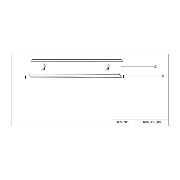 1002-TB-300, шинопровод, L3000xW30xH5, IP20, изображение 4