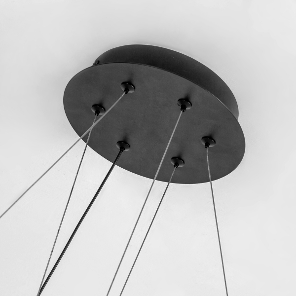 4588-6P, подвесная люстра, D600xH500/1500, LEDx37W, 2960LM, 4000K, included, изображение 4