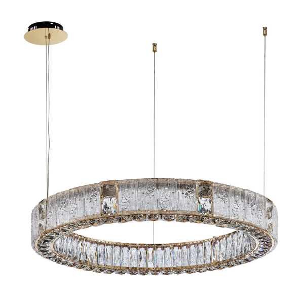 4204-8P, подвесная люстра, D800xH120/1500, LEDx80W, 8000LM, 3000K, included, изображение 2