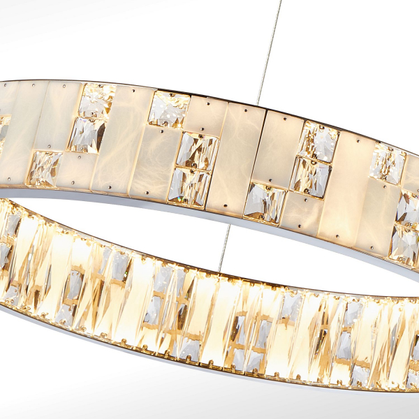 4205-6P, подвесная люстра, D630xH110/1500, 2xLEDx34W, 6800LM, 3000K, included, изображение 5