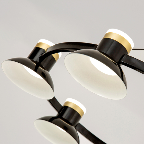 4516-6P, подвесная люстра, D625xH100/1800, 6xLEDx10W, 4800LM, 4000K, included, изображение 5