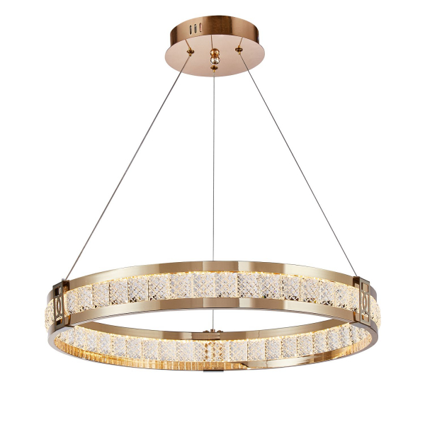 4206-6P, подвесная люстра, D600xH80/1500, 2xLEDx31W, 7120LM, 3000K, included
