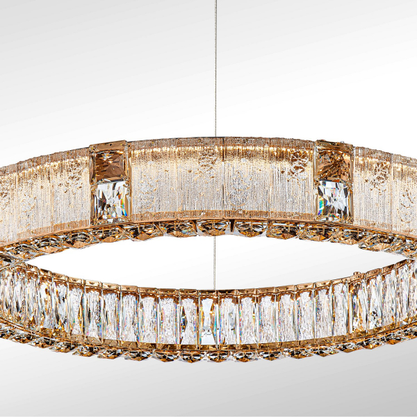 4204-8P, подвесная люстра, D800xH120/1500, LEDx80W, 8000LM, 3000K, included, изображение 5