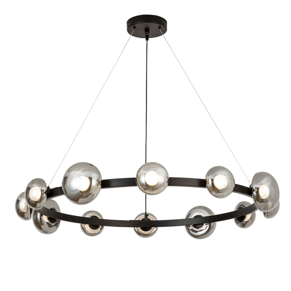 4517-12P, подвесная люстра, D900xH130/1630, 12xLEDx5W, 4800LM, 4000K, included
