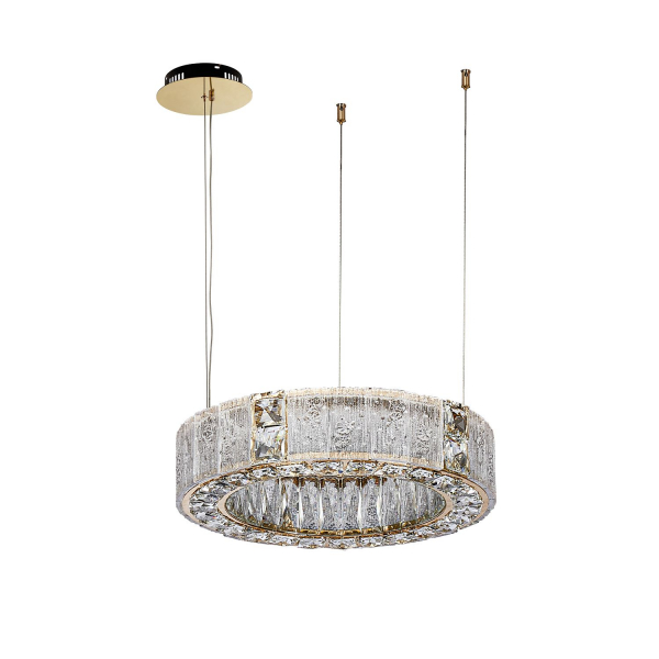 4204-4P, подвесная люстра, D400xH120/1500, LEDx40W, 4000LM, 3000K, included, изображение 2