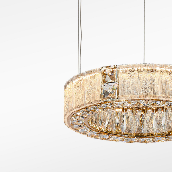 4204-4P, подвесная люстра, D400xH120/1500, LEDx40W, 4000LM, 3000K, included, изображение 5