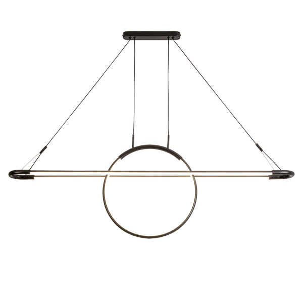 4587-12P, подвесная люстра, L1200xW115xH500/1500, LEDx60W, 4800LM, 4000K, included