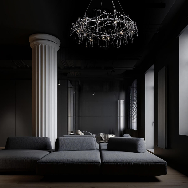 10068/1000 BK Подвесная люстра LOFT IT Bijout, изображение 8